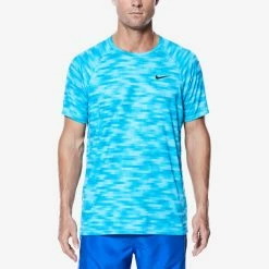 Nike Men's Blurred Short Sleeve Hydroguard - 2018