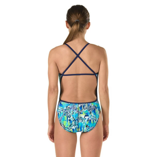Speedo Women's Race Space Cross Back Swimsuit - 2017 - Image 2